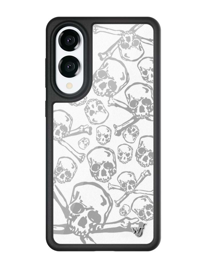 Wildflower Skull Girl Samsung Galaxy Case