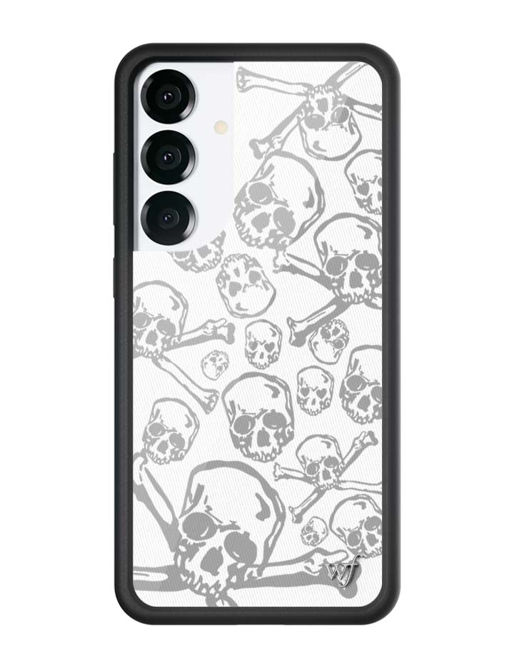 Wildflower Skull Girl Samsung Galaxy Case