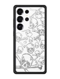 Wildflower Skull Girl Samsung Galaxy Case
