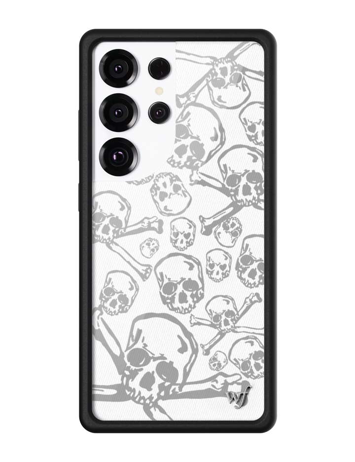 Wildflower Skull Girl Samsung Galaxy Case