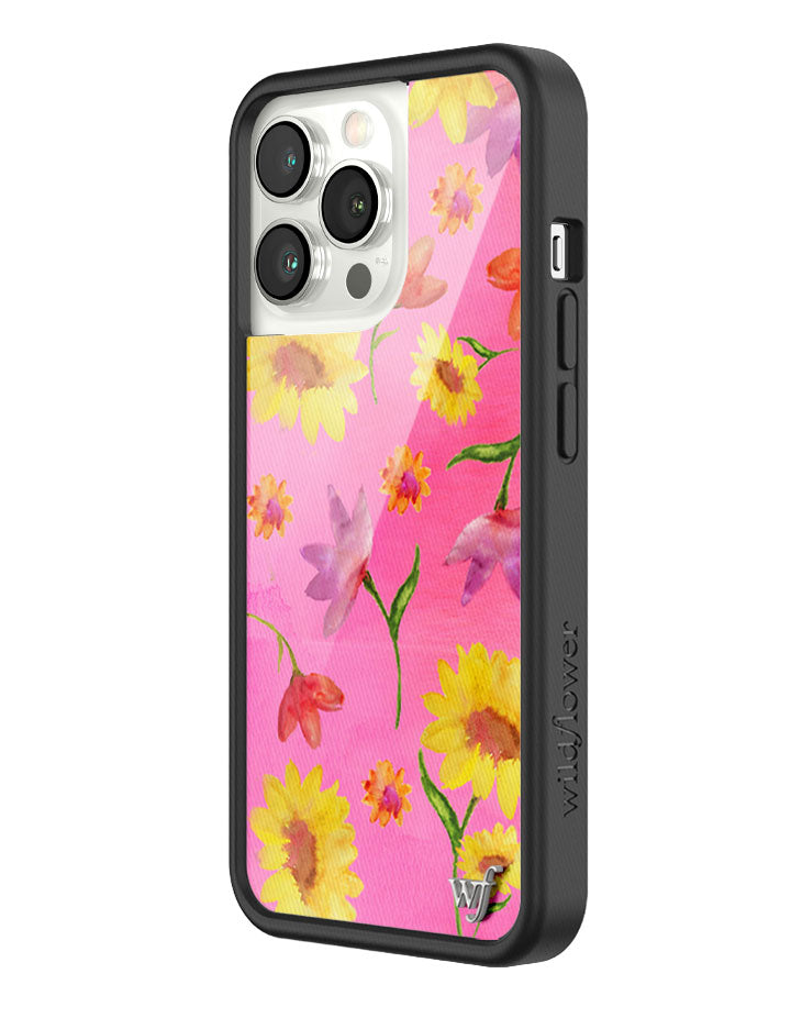 Wildflower Sunflower Spring Floral iPhone Case