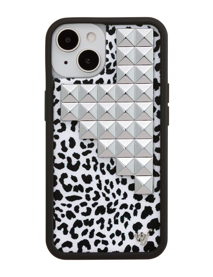 Wildflower Snow Meow Stud iPhone Case