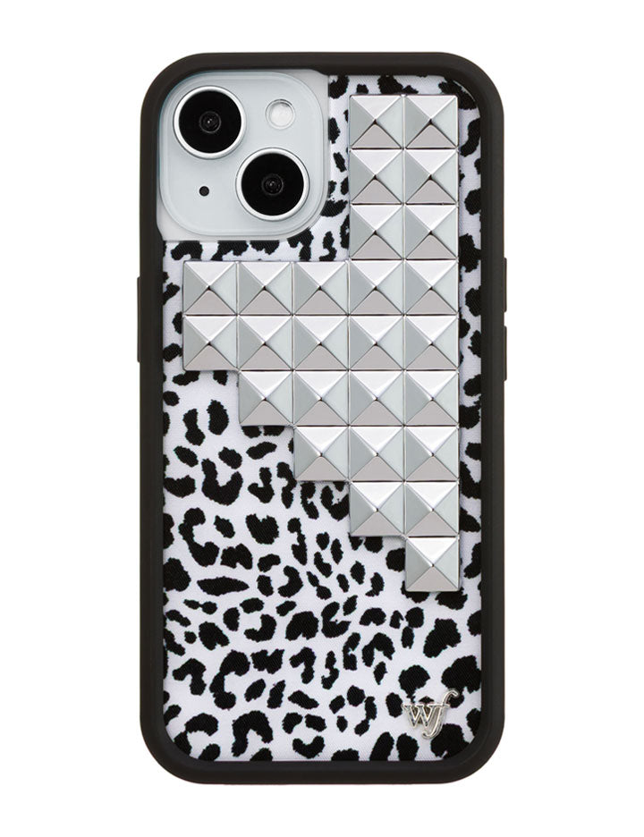 Wildflower Snow Meow Stud iPhone Case
