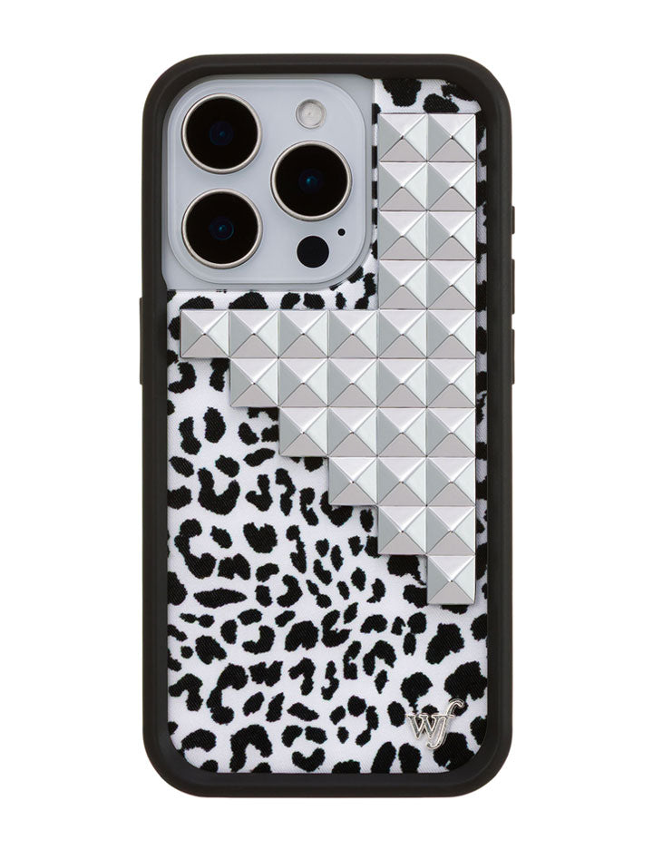 Wildflower Snow Meow Stud iPhone Case