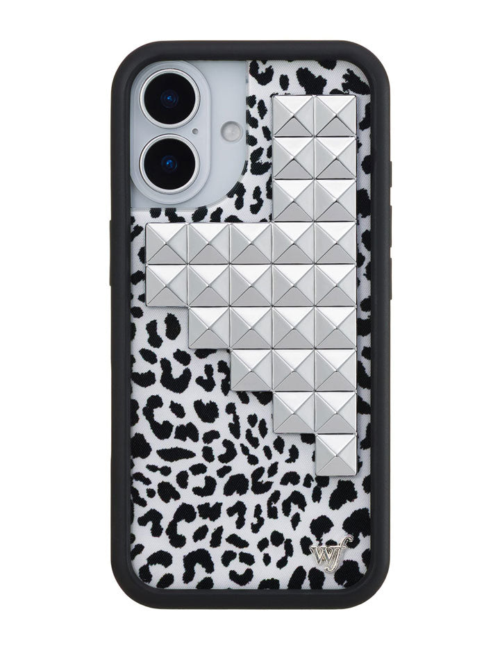 Wildflower Snow Meow Stud iPhone Case