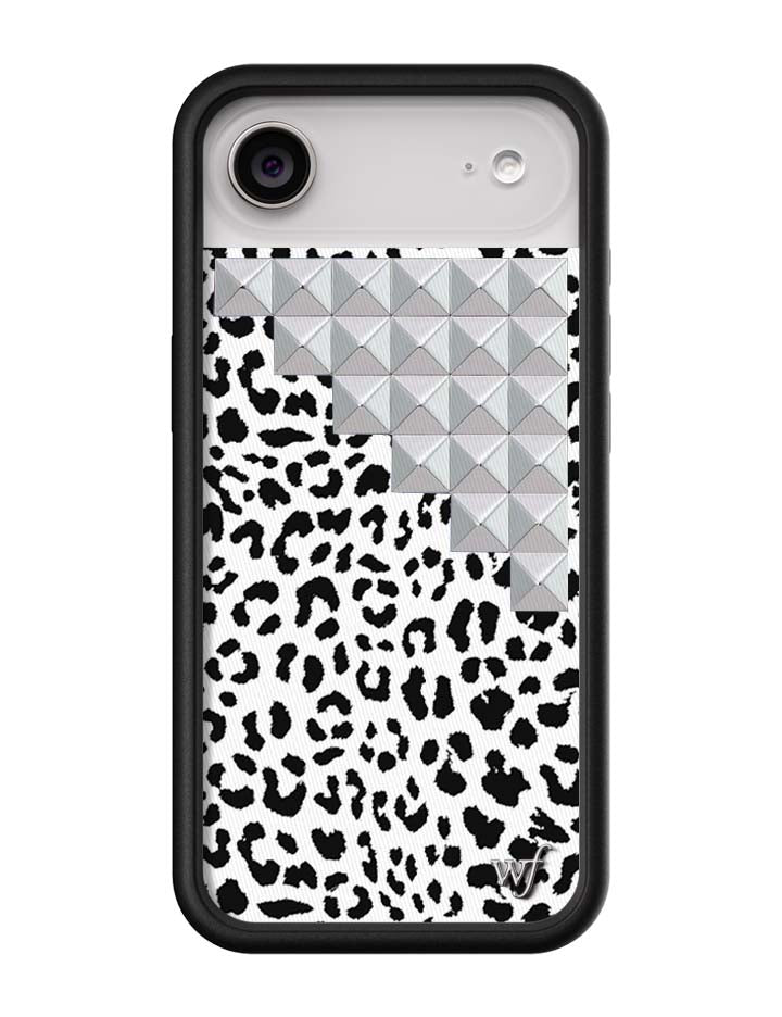 Wildflower Snow Meow Stud iPhone Case