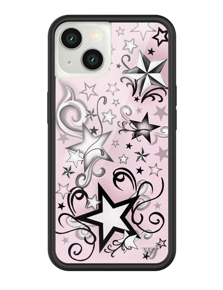 Wildflower Star Tattoo iPhone Case
