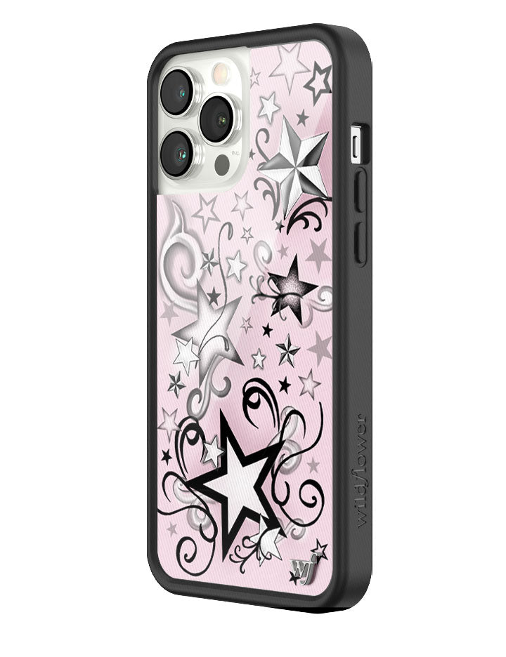 Wildflower Star Tattoo iPhone Case