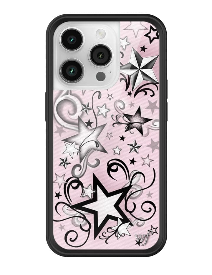 Wildflower Star Tattoo iPhone Case