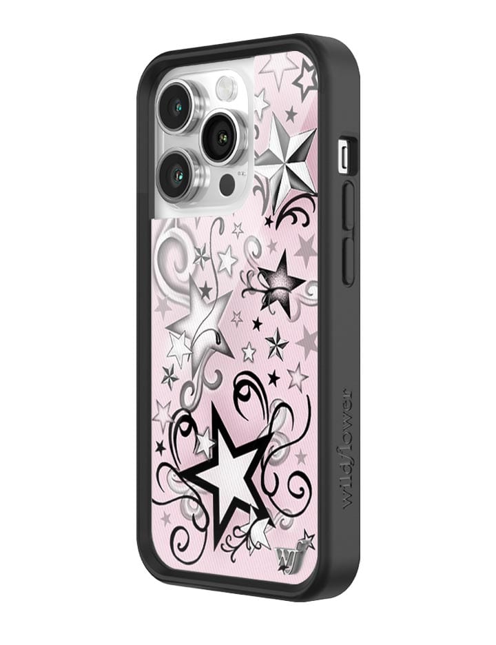 Wildflower Star Tattoo iPhone Case