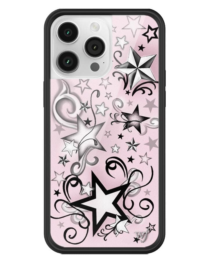 Wildflower Star Tattoo iPhone Case
