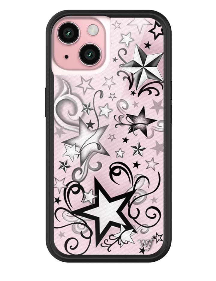 Wildflower Star Tattoo iPhone Case