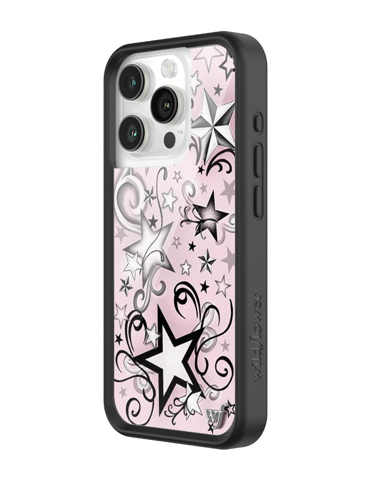 Wildflower Star Tattoo iPhone Case
