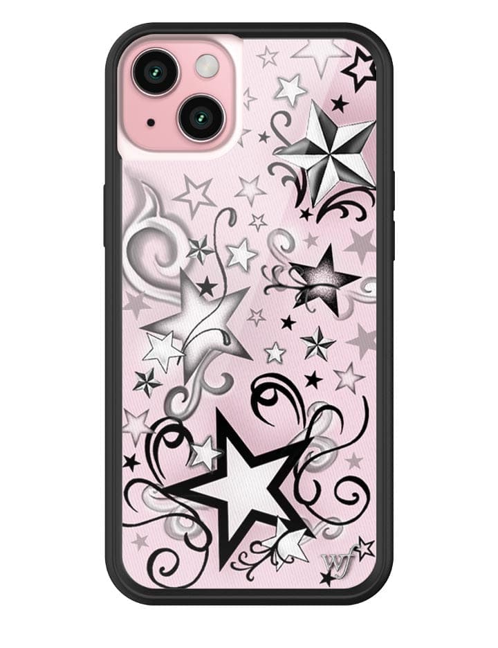 Wildflower Star Tattoo iPhone Case