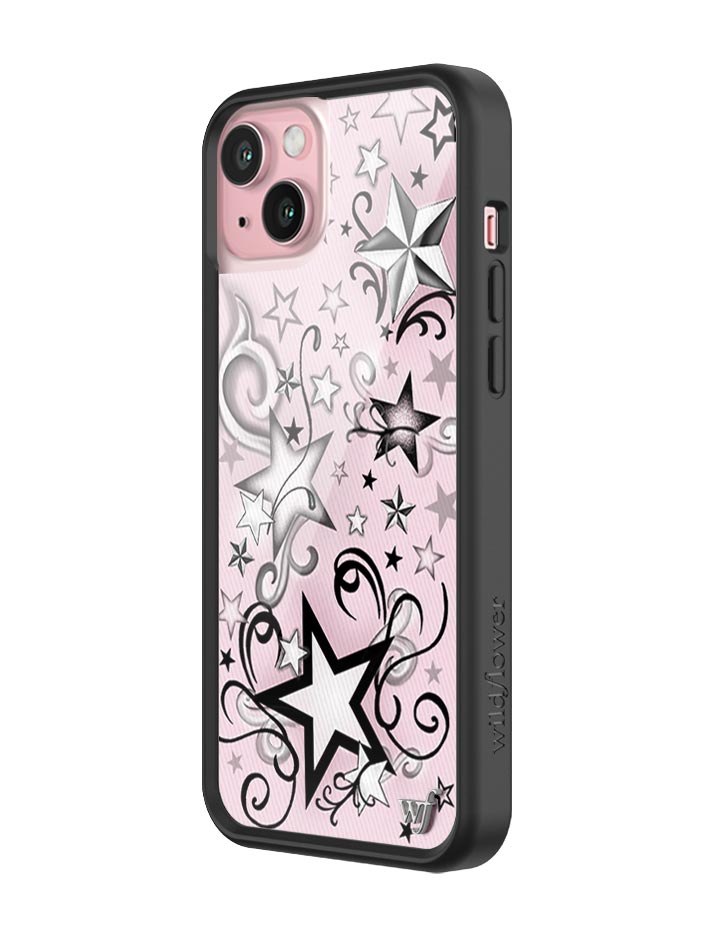 Wildflower Star Tattoo iPhone Case