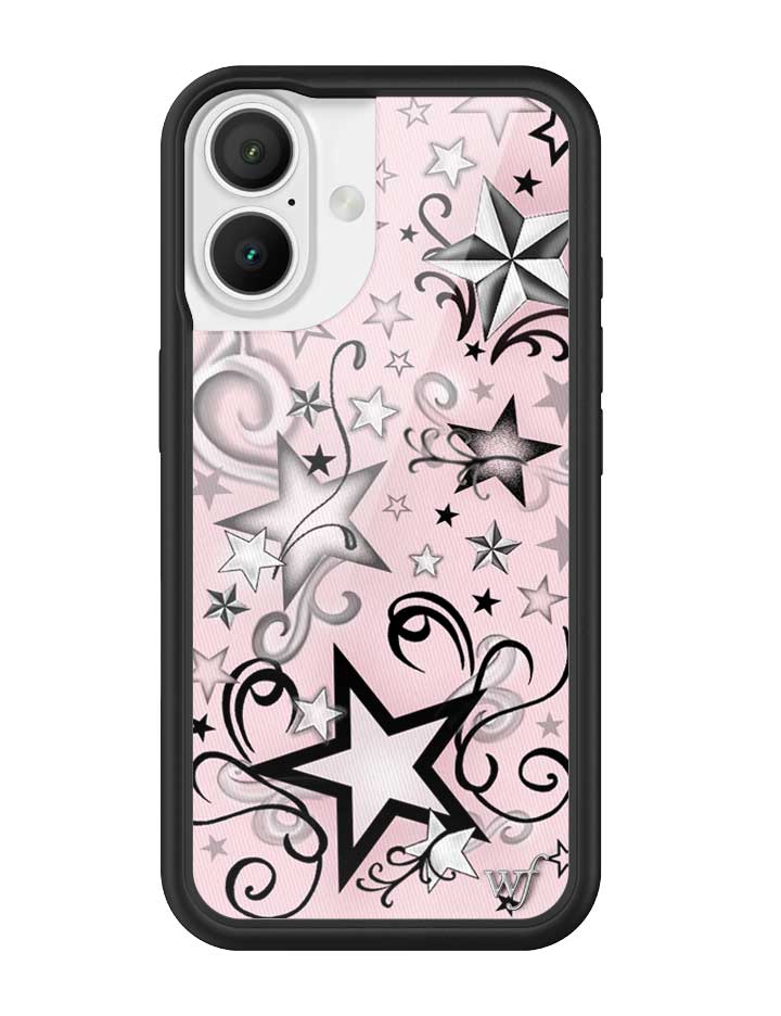 Wildflower Star Tattoo iPhone Case