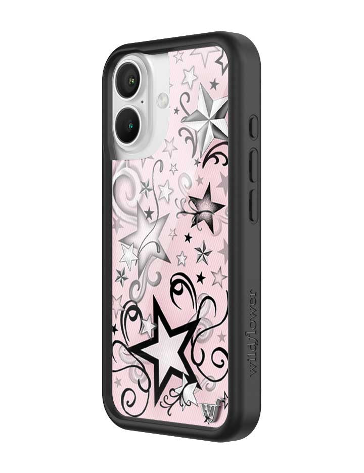 Wildflower Star Tattoo iPhone Case
