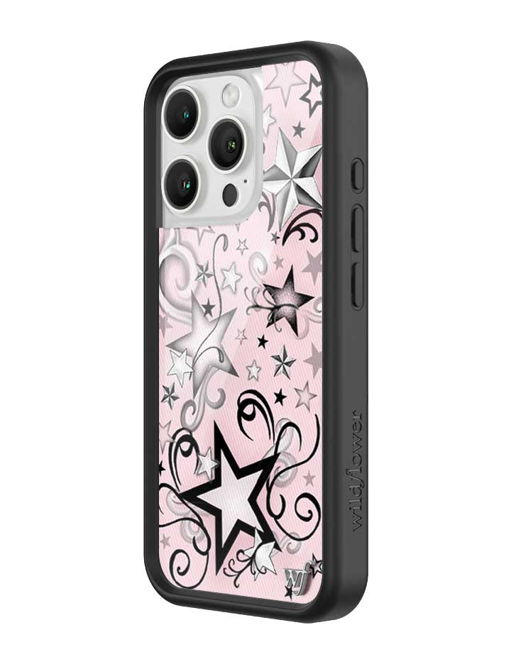Wildflower Star Tattoo iPhone Case