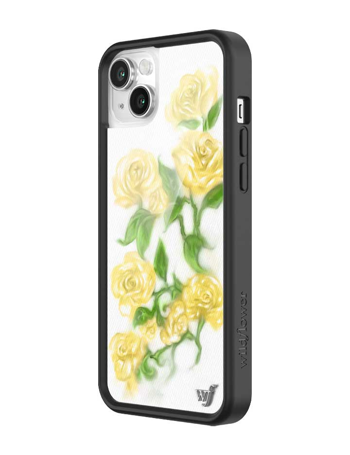 Wildflower Yellow Roses iPhone Case