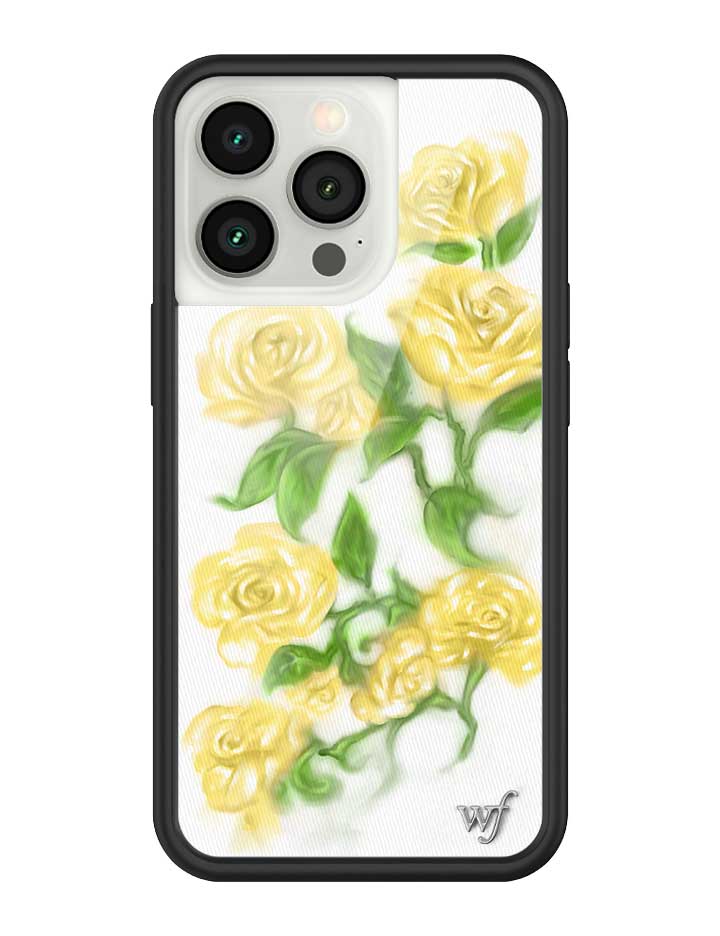 Wildflower Yellow Roses iPhone Case