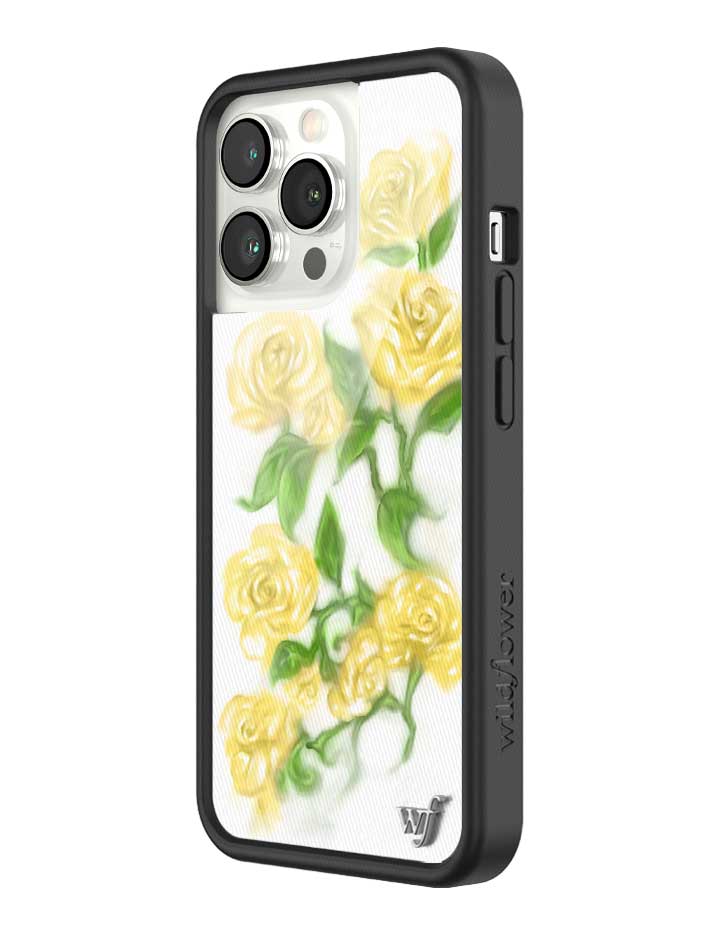 Wildflower Yellow Roses iPhone Case