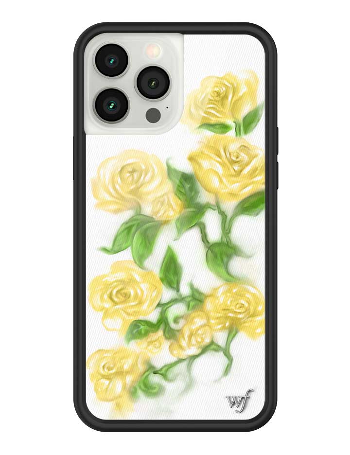 Wildflower Yellow Roses iPhone Case