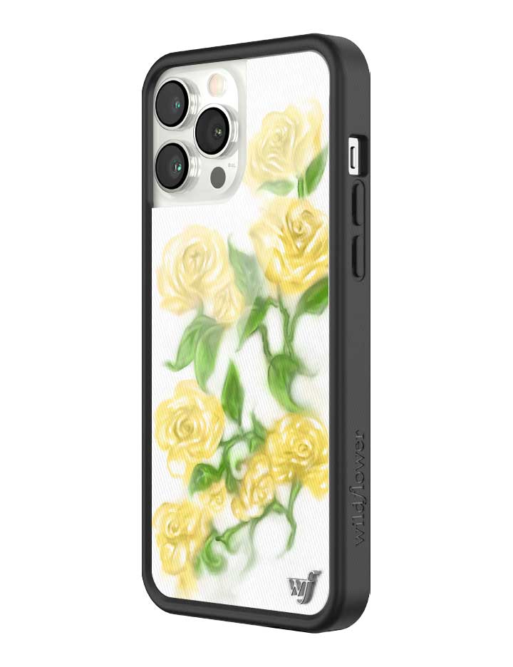 Wildflower Yellow Roses iPhone Case