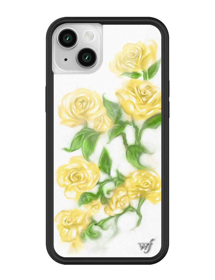 Wildflower Yellow Roses iPhone Case