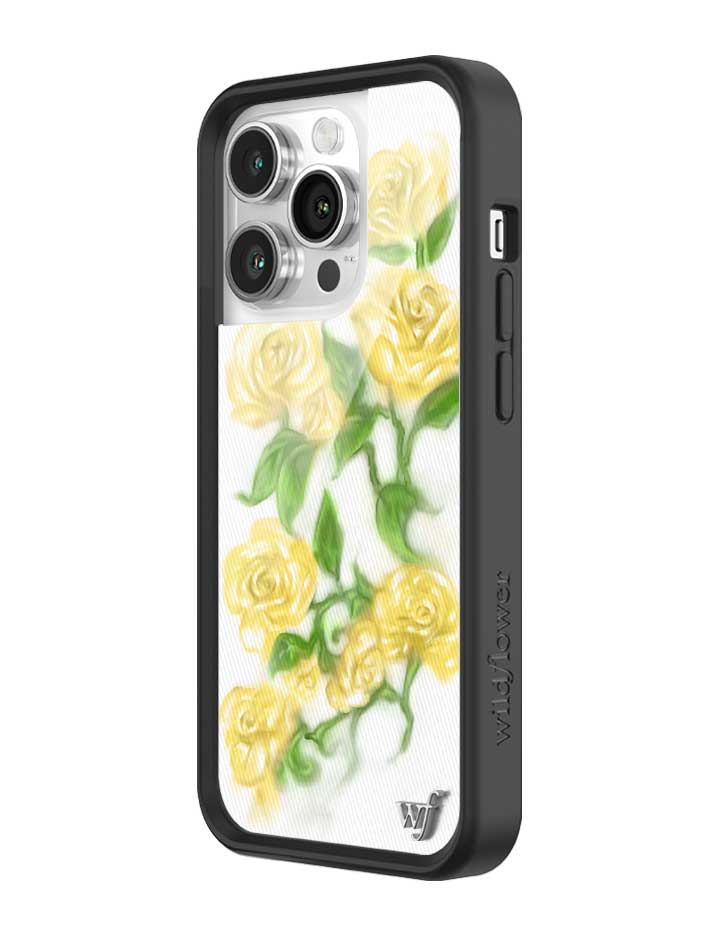 Wildflower Yellow Roses iPhone Case