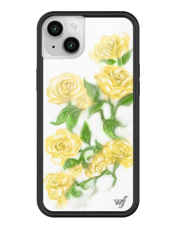 Wildflower Yellow Roses iPhone Case