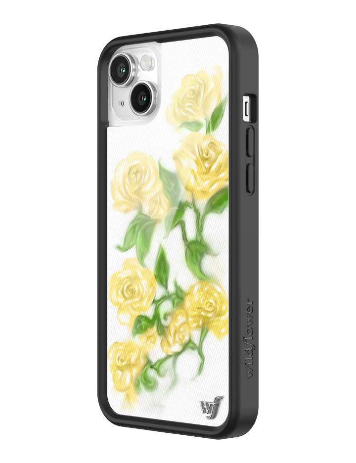 Wildflower Yellow Roses iPhone Case