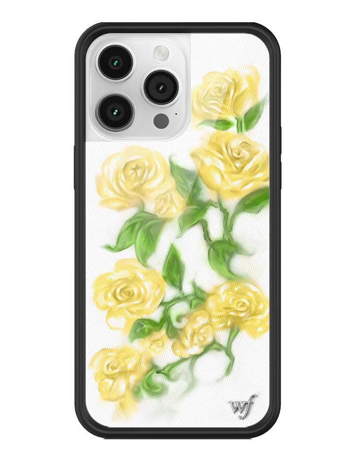 Wildflower Yellow Roses iPhone Case