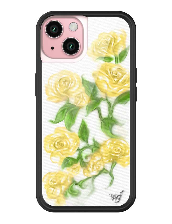 Wildflower Yellow Roses iPhone Case