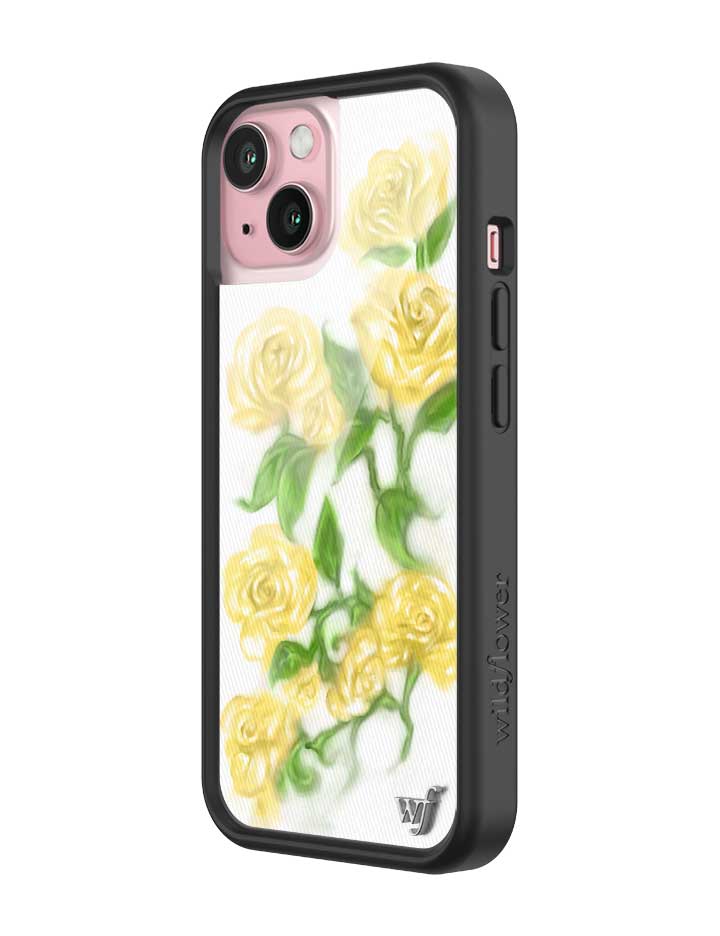 Wildflower Yellow Roses iPhone Case
