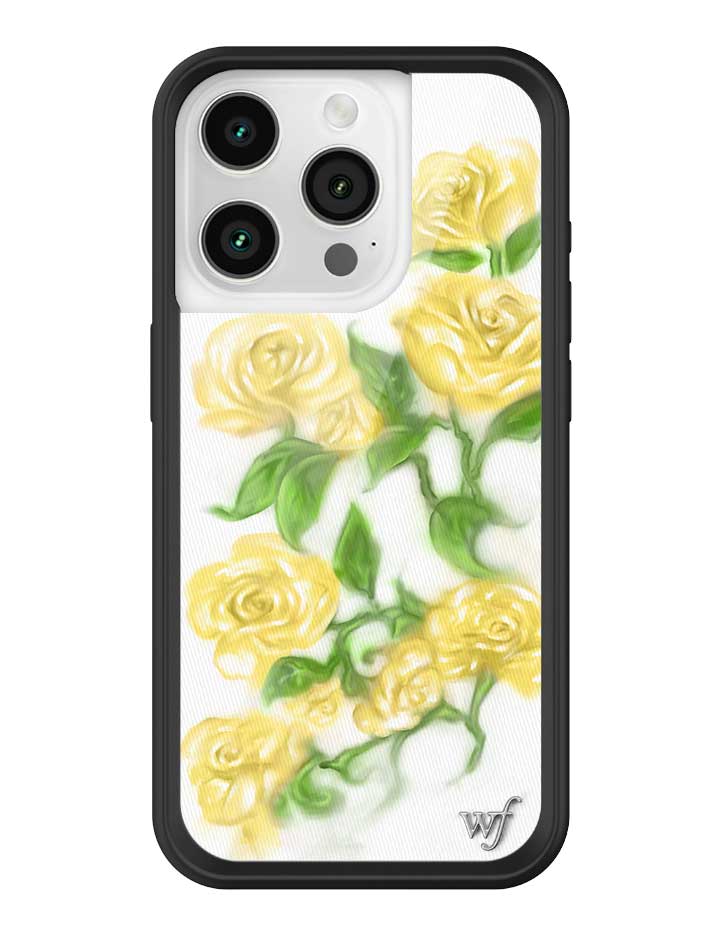 Wildflower Yellow Roses iPhone Case