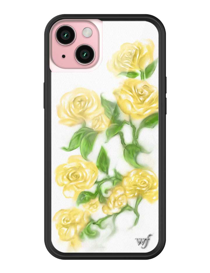 Wildflower Yellow Roses iPhone Case