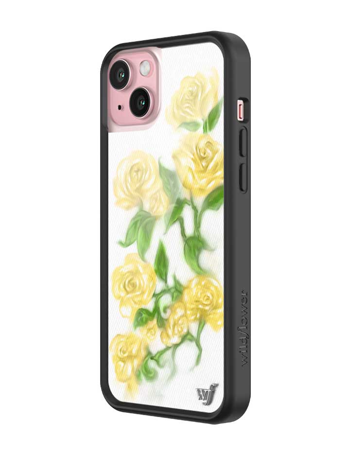 Wildflower Yellow Roses iPhone Case