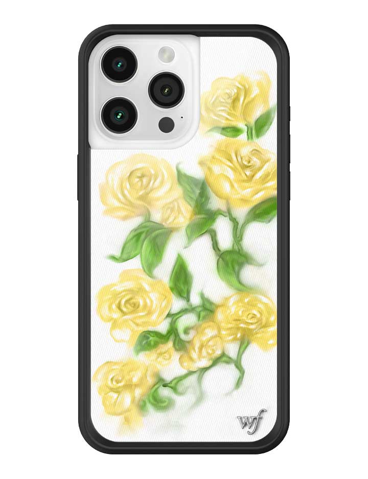Wildflower Yellow Roses iPhone Case