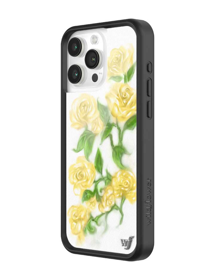 Wildflower Yellow Roses iPhone Case