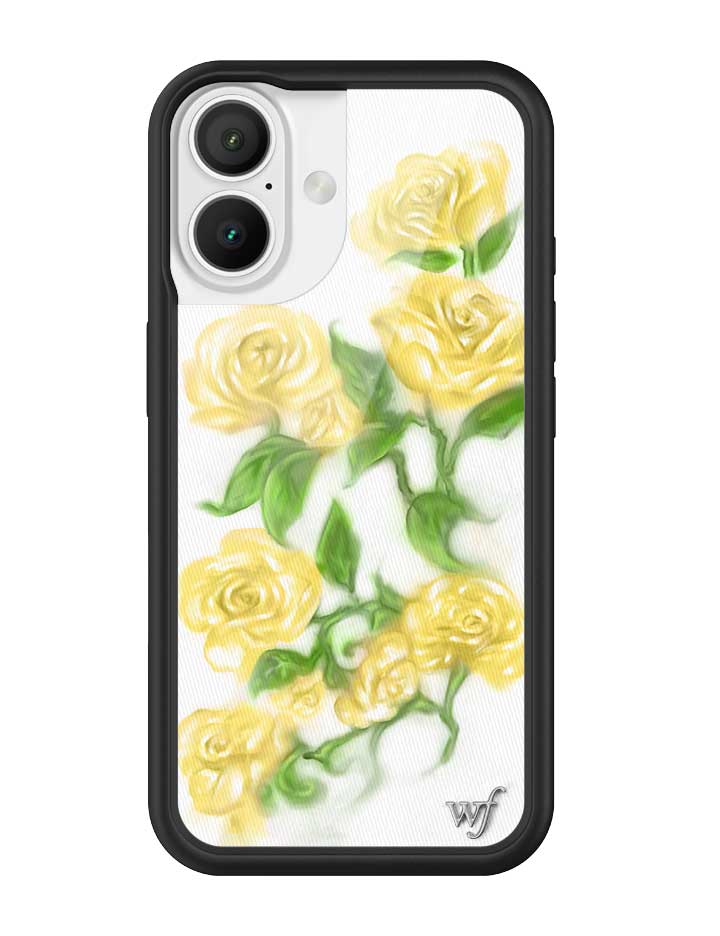 Wildflower Yellow Roses iPhone Case
