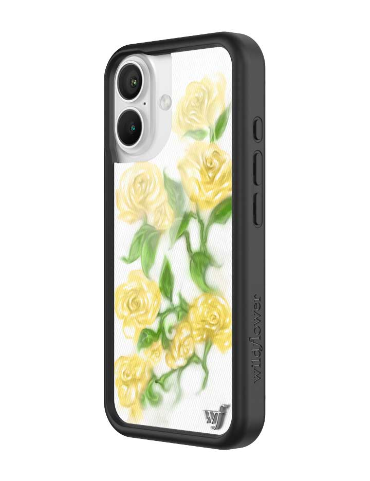 Wildflower Yellow Roses iPhone Case