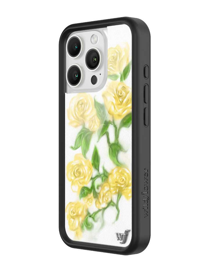 Wildflower Yellow Roses iPhone Case