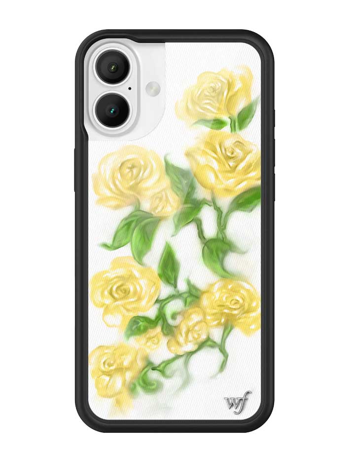 Wildflower Yellow Roses iPhone Case