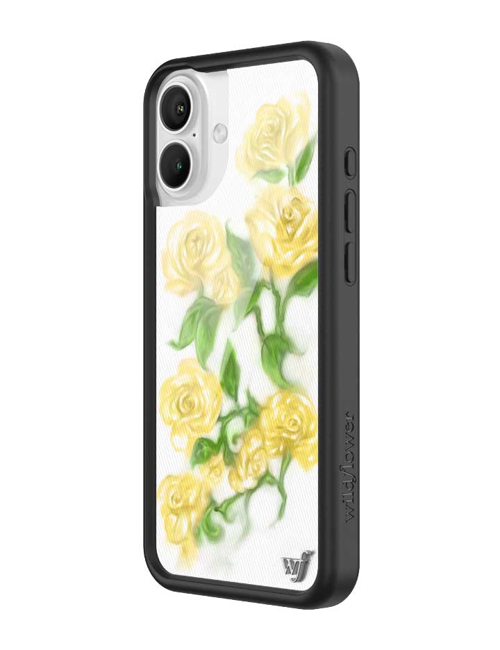 Wildflower Yellow Roses iPhone Case