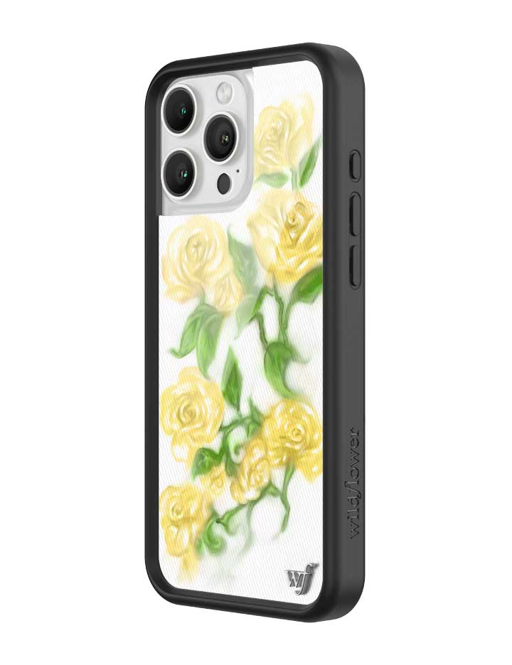 Wildflower Yellow Roses iPhone Case