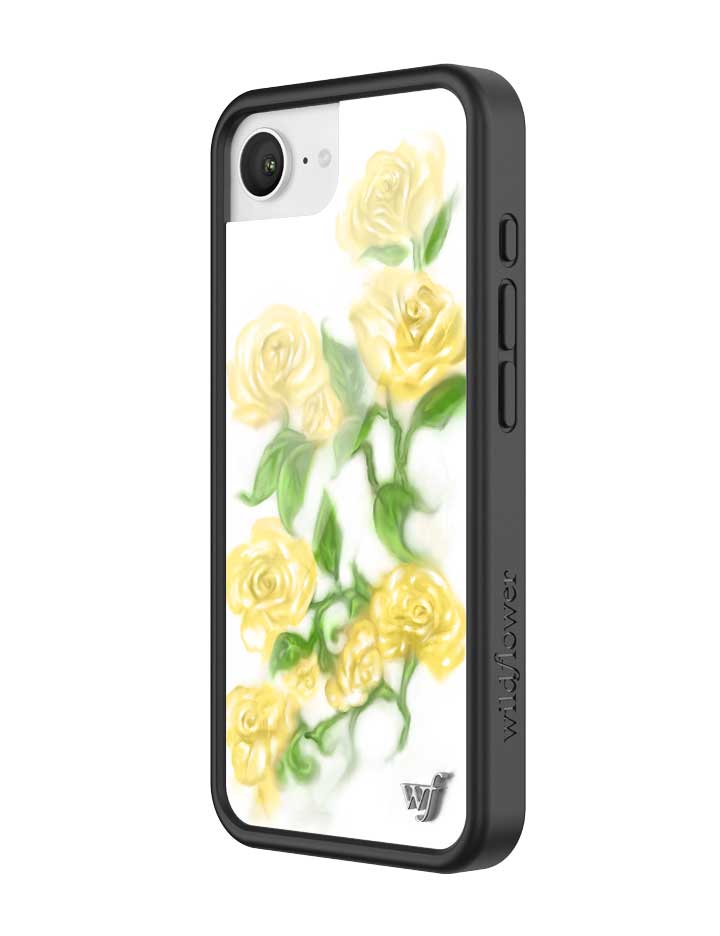 Wildflower Yellow Roses iPhone Case