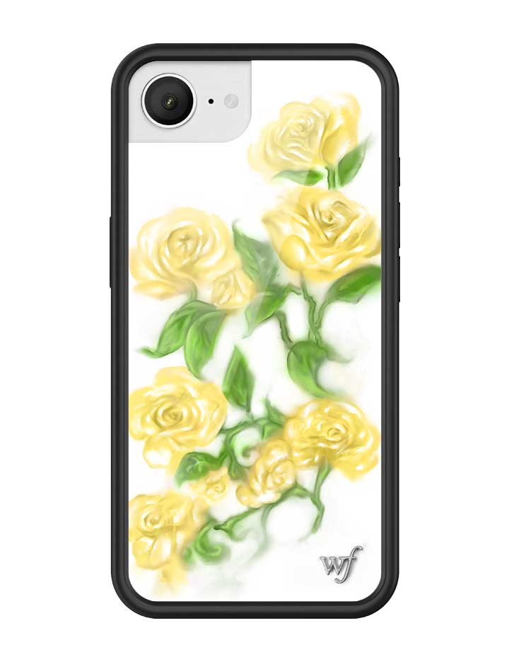 Wildflower Yellow Roses iPhone Case