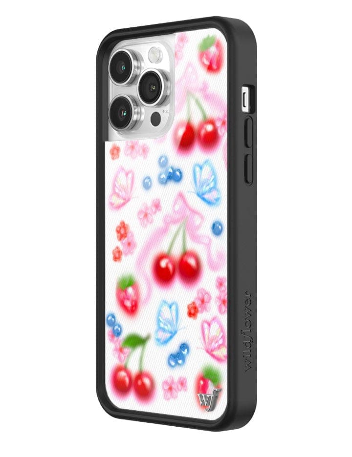 Wildflower Sweet Cherries iPhone Case