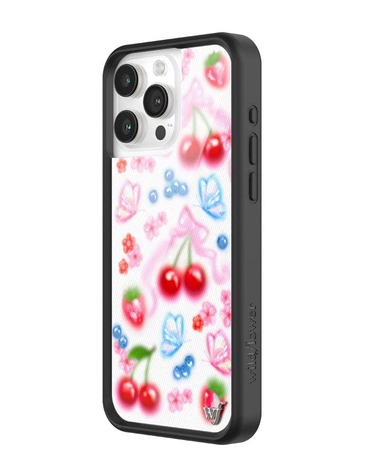 Wildflower Sweet Cherries iPhone Case