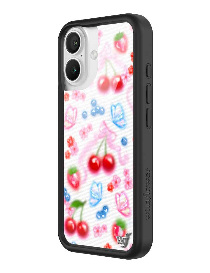 Wildflower Sweet Cherries iPhone Case